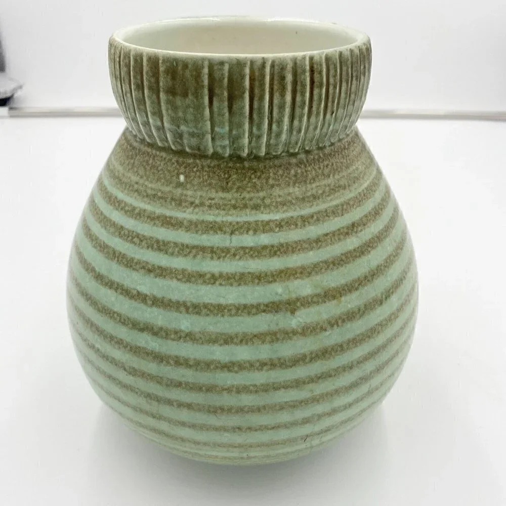 Vintage Elsterwerda Keramik Pottery Vase 8